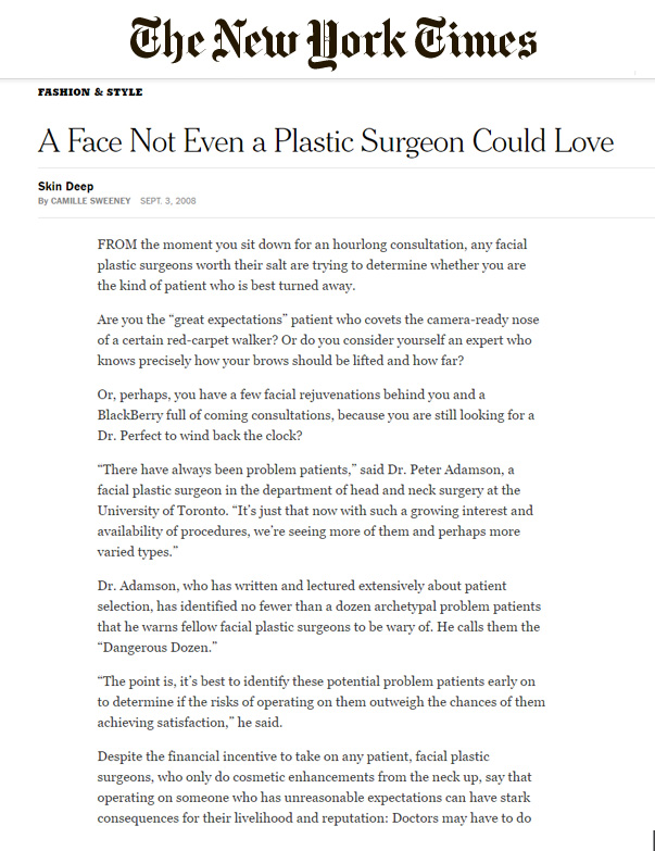 Dr. Chatham featured in The New York Times