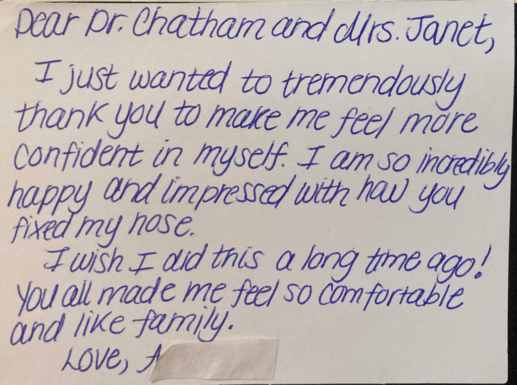 I wish I did this a long time ago! You all made me feel so comfortable and like family.