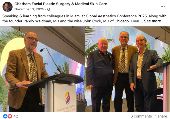 Speaking & learning from colleagues in Miami at Global Aesthetics Conference 2025